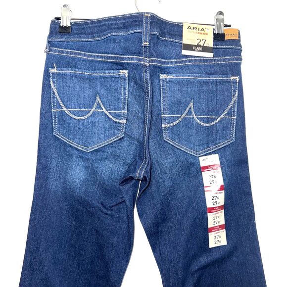Ariat Katie Ultra Stretch Perfect Rise Flare Jean - Blue 27R - Picture 6 of 10
